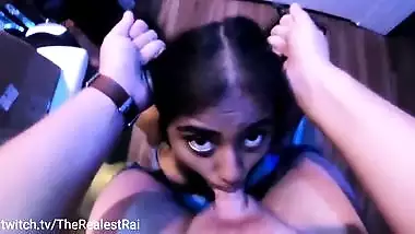 College Slut Gets Throat and Tits Fucked