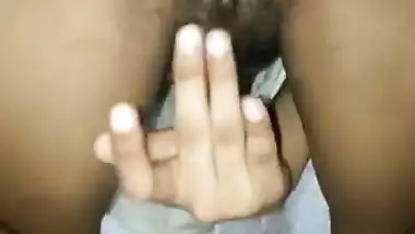 Horny wife fingering wet pussy