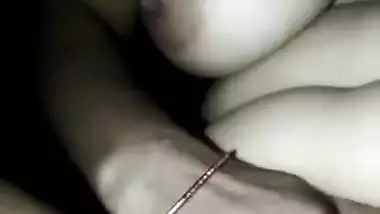 Desi mom wants sex and silently touches clitoris in front of camera