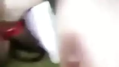 Teen Desi XXX babe gets her sweet nipples sucked MMS video