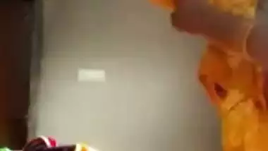 Naked Bhabhi teases her Devar during a video call sex