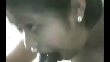 Sexy Indian college teen girl sex video sucking cock