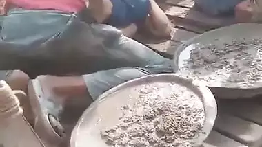 Labour fucking village girl during house construction