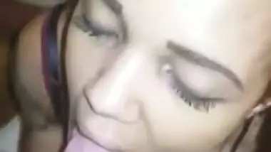 Dominican republic chica from sosua taking facial