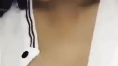 Sexy college girl riding her boyfriend mms