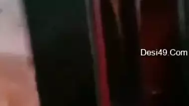 Horny wife blowjob and fucking by husband in night