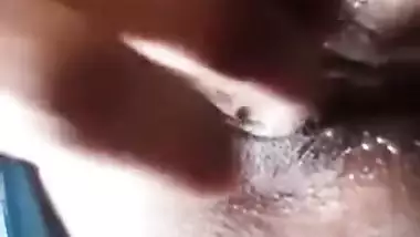 Desi exposes naked pussy without any sense of shame and touches it