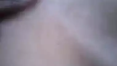 Indian chick making a teasing film for her guy