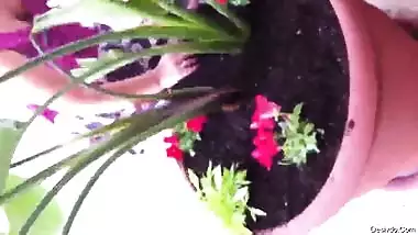 Very huge hot cleveage downblouse