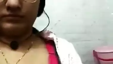 Horny desi nurse showing her big boobs